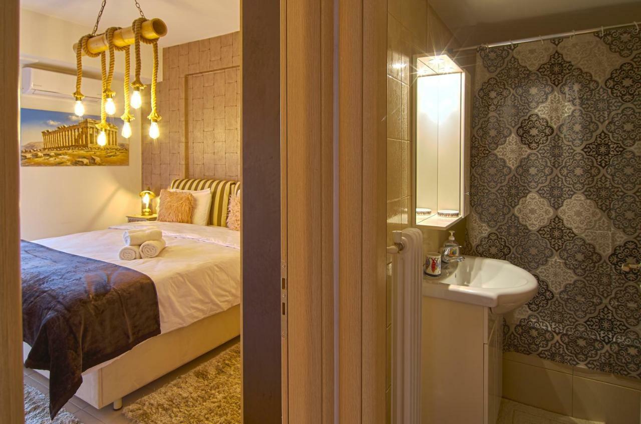 Just Athens Apt 130Sqm One Step From Metro Buitenkant foto