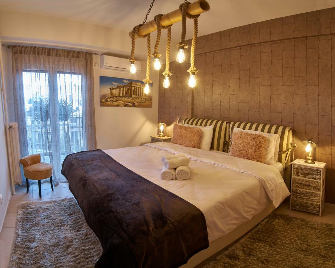 Just Athens Apt 130Sqm One Step From Metro Buitenkant foto
